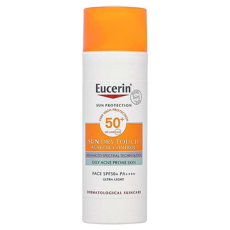 Kem chống nắng Eucerin Sun Dry Touch Acne Oil Control Face SPF 50+/PA++++ cho da nhờn mụn chai 50ml - 8